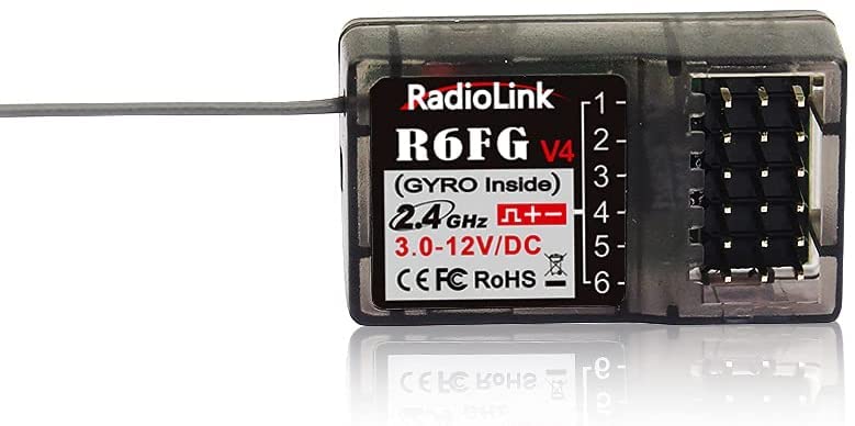 Amazon.com: Radiolink R6FG 6 Channels 2.4GHz RC Receiver with Gyro